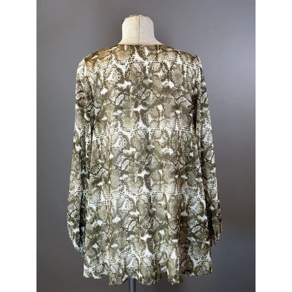 Show Me Your Mumu Jamie Tunic In Green Snake Print Size M - Picture 4 of 6